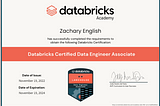 How I passed the Databricks Certified Data Engineer Associate Exam: Resources, Tips and Lessons…