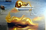 Golden Cigarette Butt