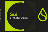 How to Stake $SUI on Citadel.one