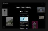 Our new Artifact homepage