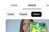 YouTube restored ‘sort by oldest’ option for channels.
