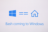 So windows will have bash shell