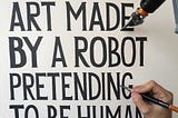 AI Artist Tim Boucher’s Hyperreal Images of Robots Painting Generative AI Image Prompts