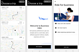 Wireframing Uber