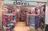 Thank you Claire’s. For Everything.
