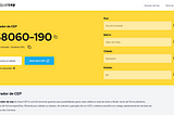 Busca CEP dos Correios