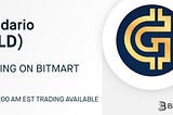 BitMart Lists Goldario Digital Share (GLD) Tokens