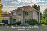 2516 Bangert Ln, Naperville, IL 60564 | Home for Sale