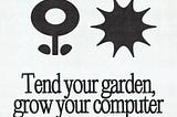 ‘Tend your garden, grow your computer’ with plant and sun. credits to ~natnex-ronret