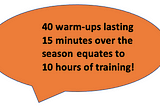 Targeting the warm-up to train smarter, more efficiently and develop youth rugby players.
