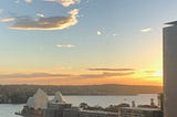 My quarantine view over Sydney Harbor.. I know I’m lucky.