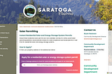 Symbium partners with the City of Saratoga to issue instant solar and energy storage permits