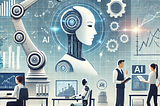 DALL-E : imagen que ilustra el avance y la integración de la inteligencia artificial en las empresas.