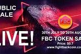 FBC TOKEN SALE IS NOW LIVE.