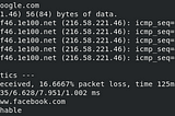 Set access to only specific sites to be pingable and block every other sites in Linux.