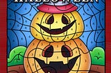 [READ][BEST]} Happy Halloween Colour by Number: Easy Coloring Book for Kids Ages 4–8