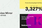 Provisn In the Rear-View Mirror 07.13.20–07.17.20 | Beta, Q1 Signal Results & $KDA