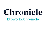 Chronicle: You Say Provenance, We Say Open Source