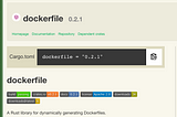 Dynamically Generating Dockerfiles for K8s