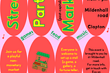 Project Page: Clapton Street Market Party