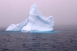 A lonely iceberg