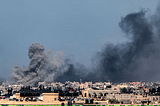 Smoke over Gaza