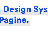 Crea Design System, non Pagine.