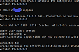 Installing and connecting oracle DB 19 on a local machine