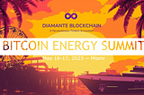 Bitcoin Energy Summit partners Diamante Blockchain