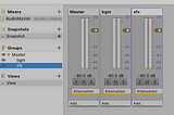 Manage Audio with Audio Mixer in Unity