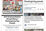 Daily: Palestine and New York Thanksgiving Parade (+ AI Opinion)