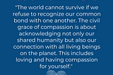 Begin with Compassion