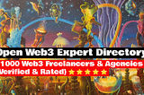 +1000 Web3 Freelancers & Agencies (Verified & Rated): Open Web3 Expert Directory