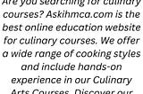 Chef Course in Bangalore | Askihmca.com