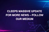 A massive update is incoming