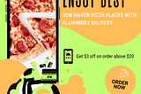 Enjoy Best New Haven Pizza Places with allHungry Delivery