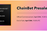 ChainBet — Public Sale 25/04