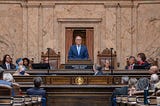 Inslee delivers State of the State: “Run through the tape”