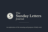 Sunday Letters: A New Name & Re-introduction