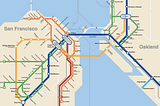 Bay Area 2050: the BART Metro Map