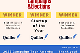 🏆 Quiller wins Startup of the Year 🏆