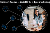 Microsoft Teams plus Social27 AI equals epic marketing