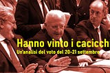 Regionali: riflessioni  fuori dal coro