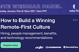 How to Build a Winning Remote-First Culture