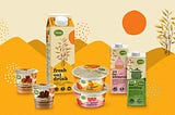 Koor designs the packaging for Tere’s new range of plant-based dairy substitutes