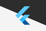 Flutter Logo in a light and dark background