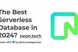 The Best Serverless Database in 2024 What is the best serverless database?