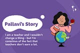 “I am a teacher and I wouldn’t change a thing — but I’m conscious of the fact that teachers don’t…