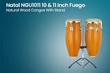 NATAL NGU1011-MCH Percussions Congas