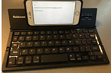 Wireless BT Keyboard, Perfect for on the go